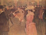 Henri  Toulouse-Lautrec Dance at the Moulin Rouge (nn03) china oil painting artist